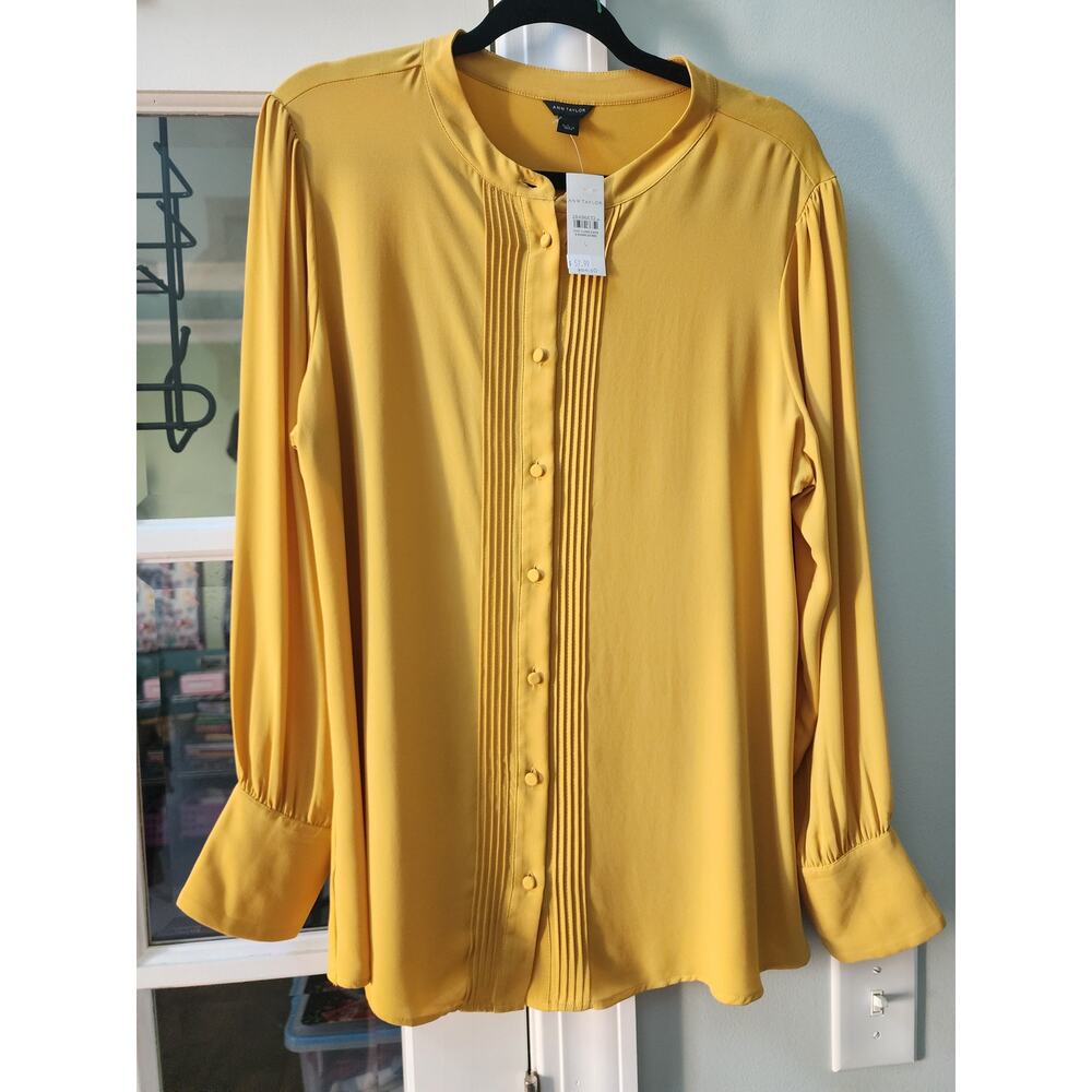 Ann Taylor BNWT Long Sleeved Blouse Large